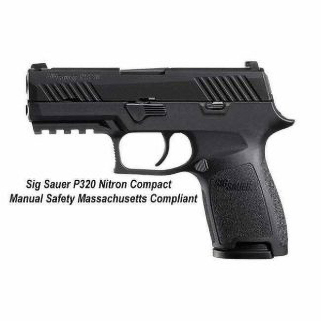 Sig Sauer P320 Nitron Compact Manual Safety Massachusetts Compliant - Image 1